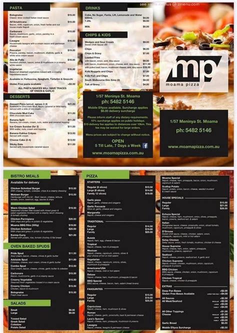 moama pizza|moama pizza menu.